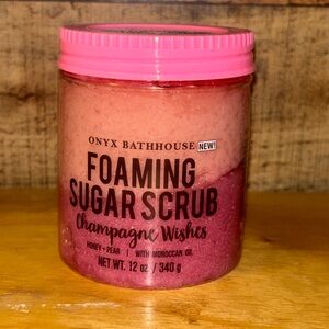 Onyx Bathhouse Champagne Wishes Foaming Body Scrub